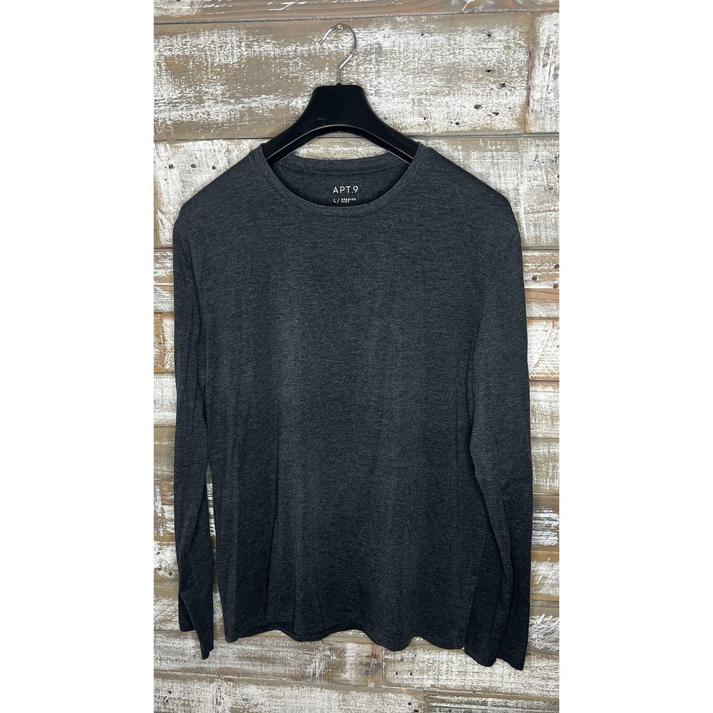 Apt. 9 Premier Flex Gray long sleeved shirt L